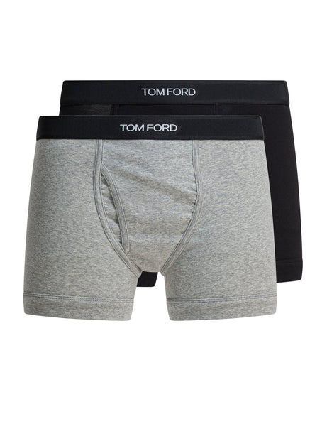 Tom Ford Cotton boxer shorts with logo - Multicolor