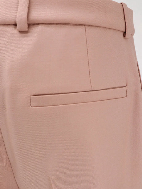 Chloe' Cotton trousers - Coffee Pink