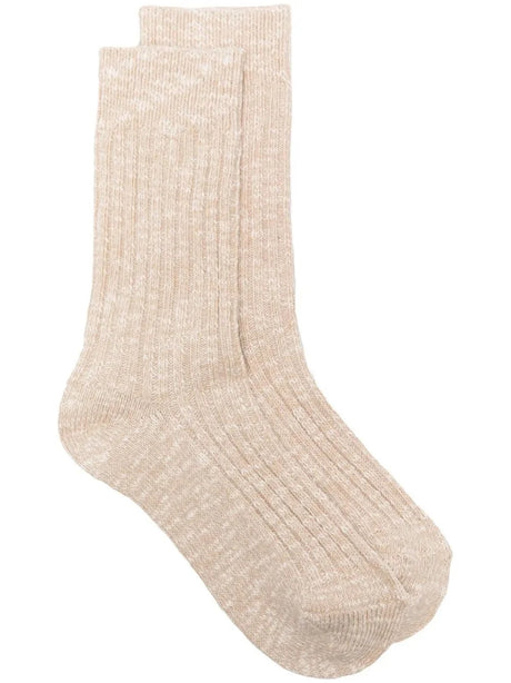 Birkenstock Ribbed Socks - Beige