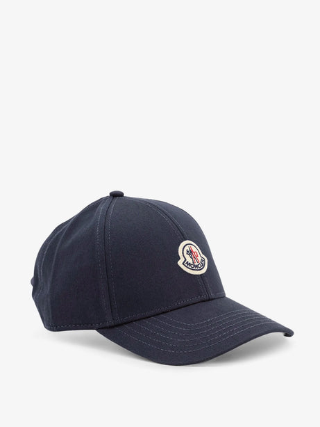 Moncler Cotton Baseball Hat - Blu