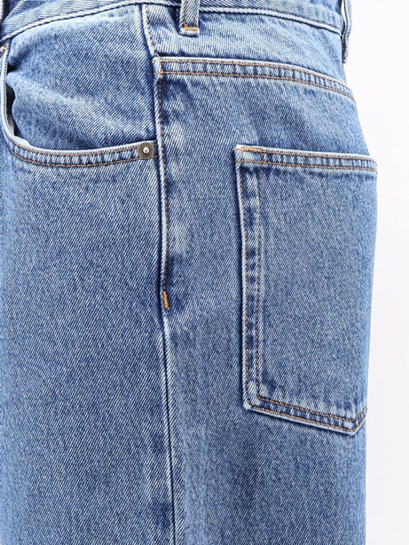 Loewe Anagram Baggy Jeans with embroidery on the front - Jeans Blue