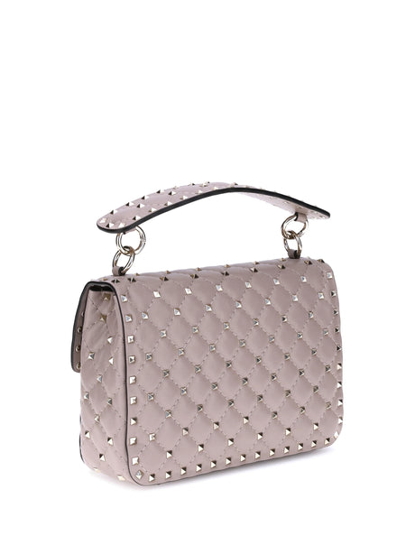 Valentino Garavani Rockstud Spike Handbag - Poudre