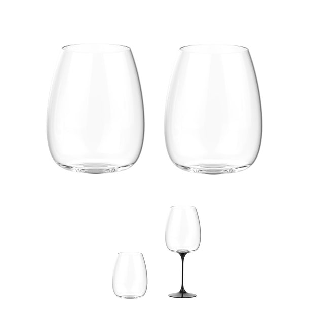 SplitGlass - Collezione origini - Bolgheri - pack of 2 - Black