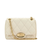 Strand Small Calf Leather Crossbody - Light Beige