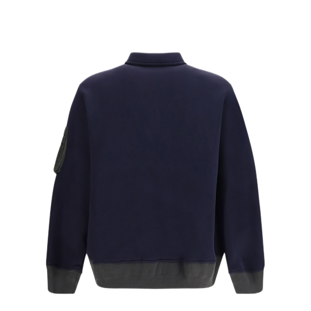 Terry Cloth Zip Polo