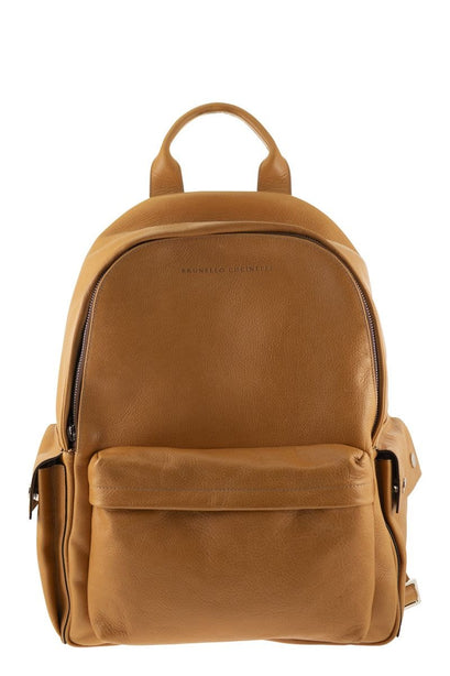 Travel Backpack in Cognac