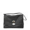 Postina Medium Grained Leather Shopping Bag - Black