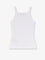 Fendi Ribbed cotton tank top - White