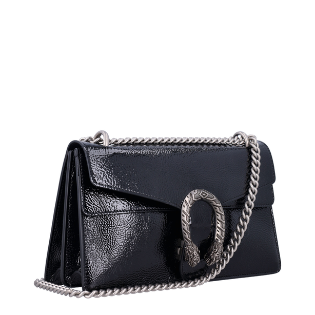 Dionysus Small Calfskin Shoulder Bag - Black
