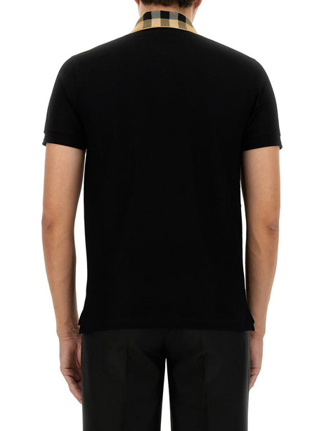 Cody Check Collar Polo Black