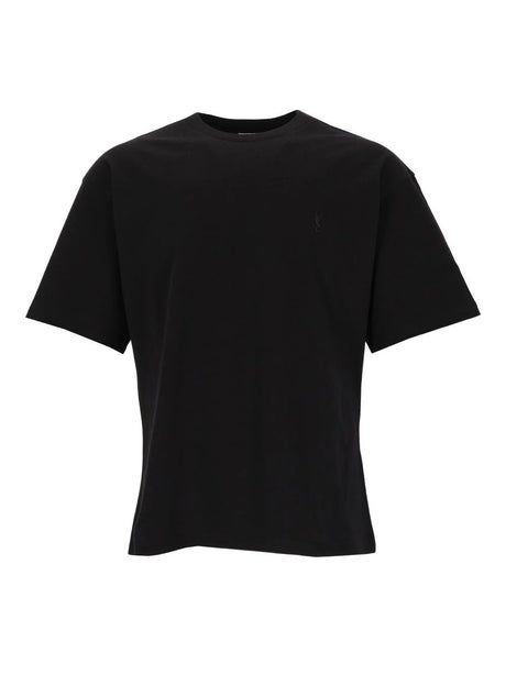 Saint Laurent Oversize Cassandre T-Shirt - Black