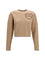 Chloé Heart-logo Sweater - Bleached Brown