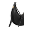Romy Half Moon Bag Pebbled Leather Shoulder Bag - Black