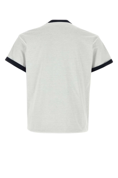 White Cotton Reversible T Shirt