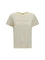 Moncler Cotton T-shirt with a tone on tone embroidered logo - White
