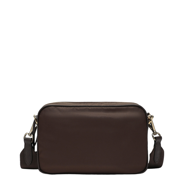 Re-Nylon One Size Recycled Polyamide Shoulder Bag - Camel Brown