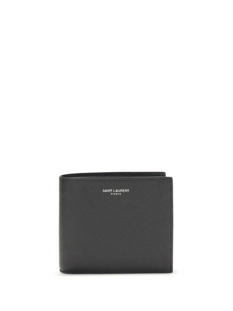 Saint Laurent Leather Wallet - Black
