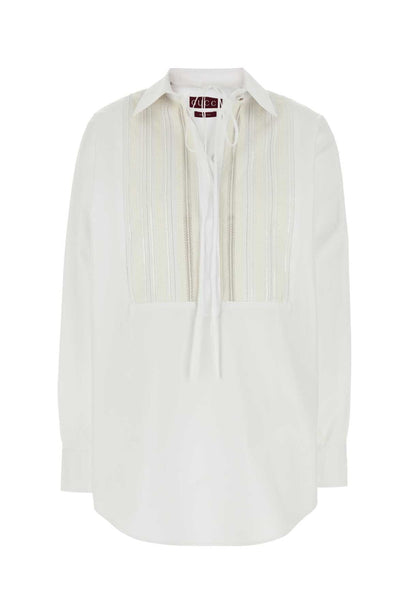 White Poplin Oversize Shirt