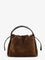 Brunello Cucinelli Bucket Mellow Suede Handbag - Caramel