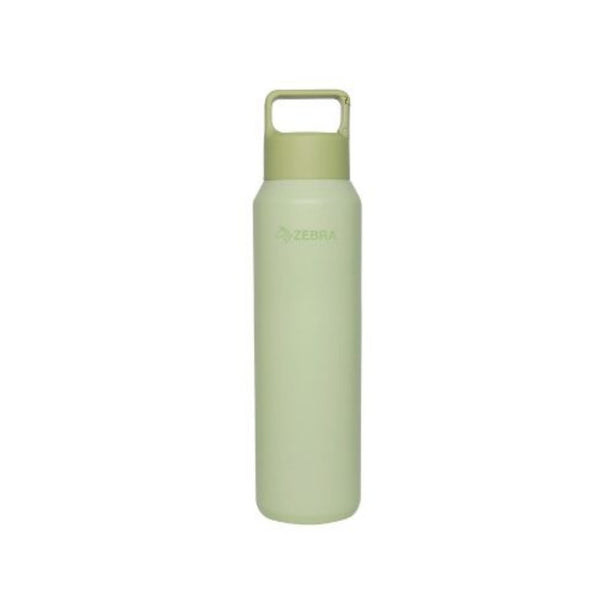 Zebra Stainless Steel Vacuum Insulated Bottle With Inner Ceramic Coating 0.8L, Light Green, Soda