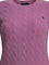 Polo Ralph Lauren Crew-neck sweater with logo - Fuchsia