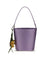 Self-Portrait Satin Bucket Bag - Lilac