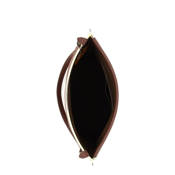 Small Calfskin Bucket Bag - Brown