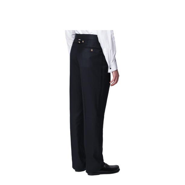 Navy Blue Wool Trousers