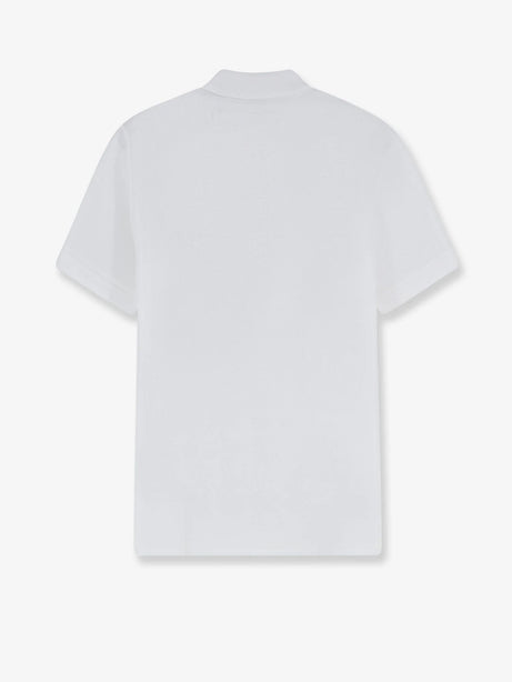 Burberry Organic cotton polo shirt - White