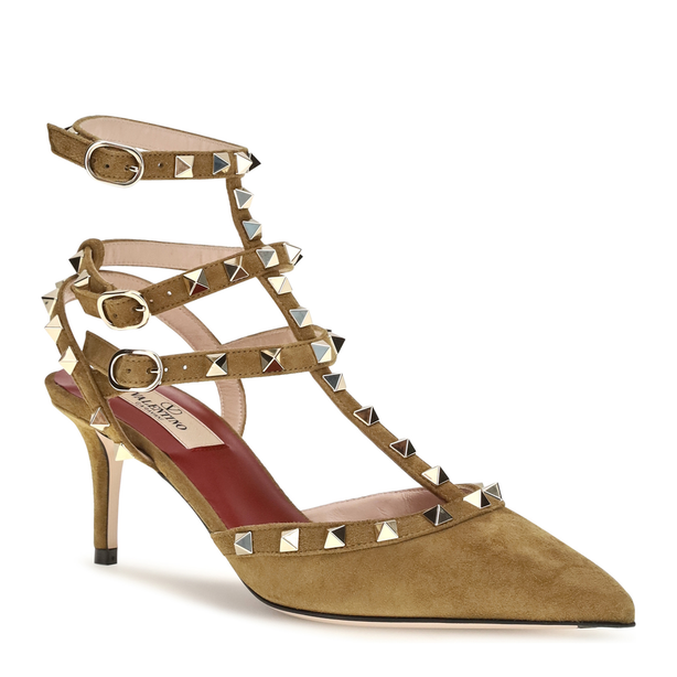 Rockstud Suede Pumps