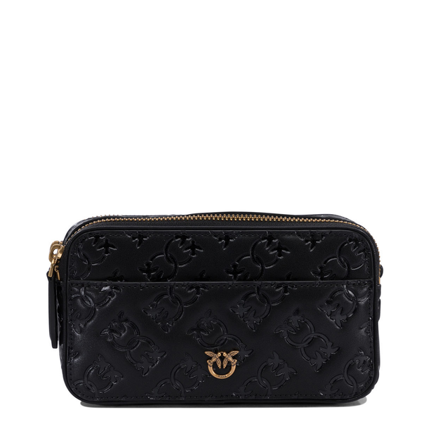 Mini Calfskin Crossbody - Black