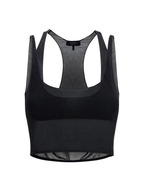 Gucci Viscose Bralette - Black