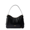 Large Calfskin Shoulder Bag - Black