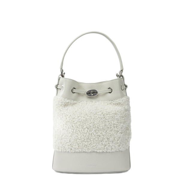Mondà Dolly Small Leather Handbag - White