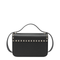 Rockstud Small Calfskin Shoulder Bag - Black