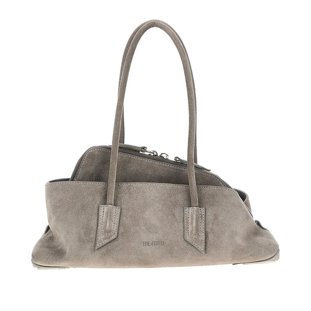THE ATTICO Suede leather small 'La Passeggiata' bag