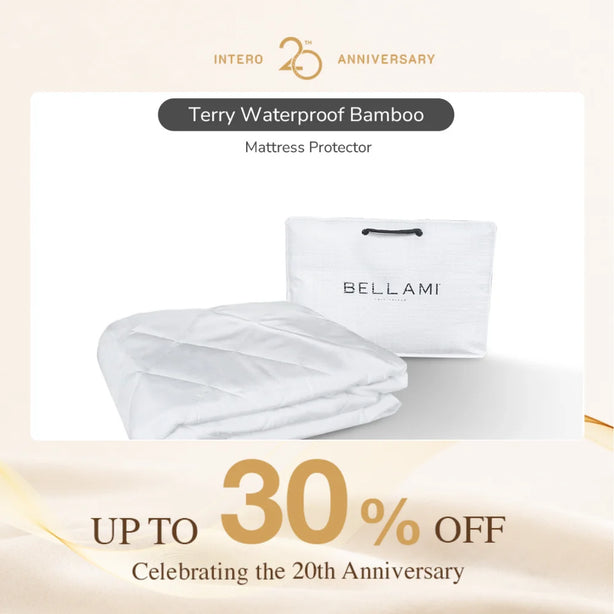 Bellami Terry Waterproof Bamboo Mattress Protector - All Sizes