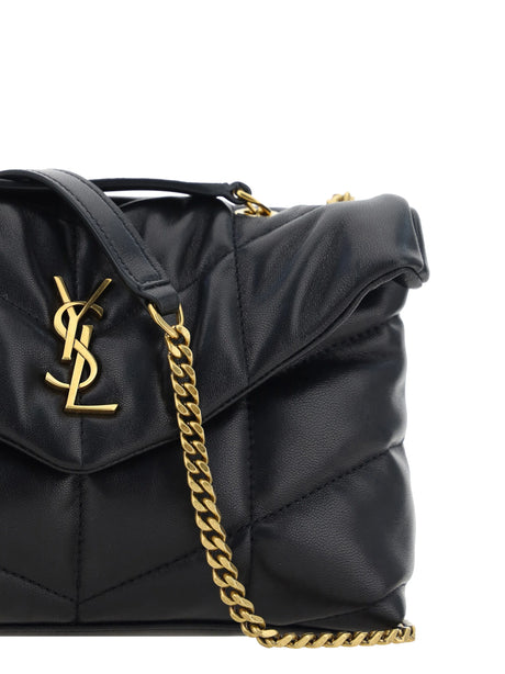 Saint Laurent Puffer Toy Shoulder Bag - Black