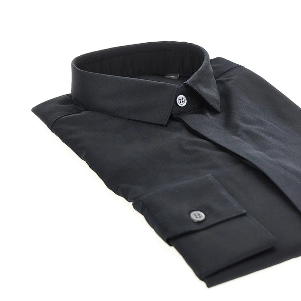 EMPORIO ARMANI Stretch twill shirt