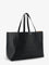 Saint Laurent Leather shopping bag with front logo - Nerorusticcamel