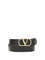 Valentino Garavani Reversible VLogo Signature Belt - Black/Deep Caramel
