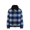 Plaid Wool Flannel Bomber Jacket