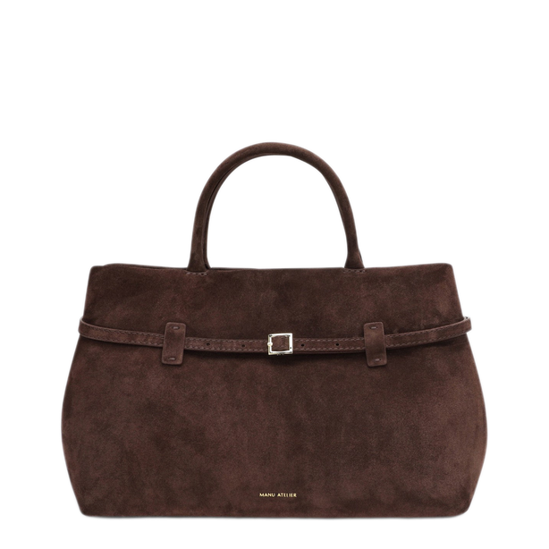 Le Cambon 35 Dark Brown Suede Bag