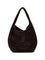Loewe Roomy suede calfskin Hobo Shoulder Bag - Dark Brown