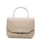 Leather Handbag - Beige