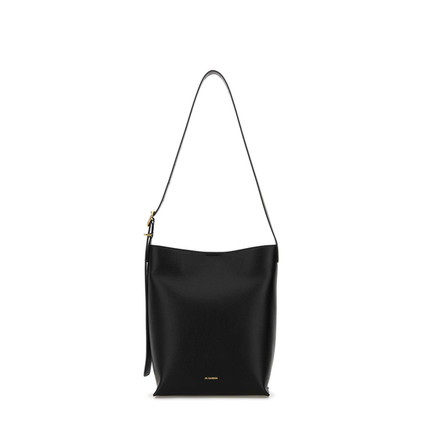 Cannolo Calfskin Tote - Black