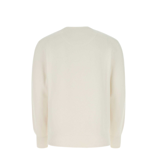 Ivory Stretch Cashmere Blend Sweater