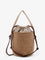 Chloe' Woody Raffia Bucket Bag - White