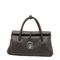 Dotta Centauro Small Calfskin Top-Handle Bag - Brown S.ZENO