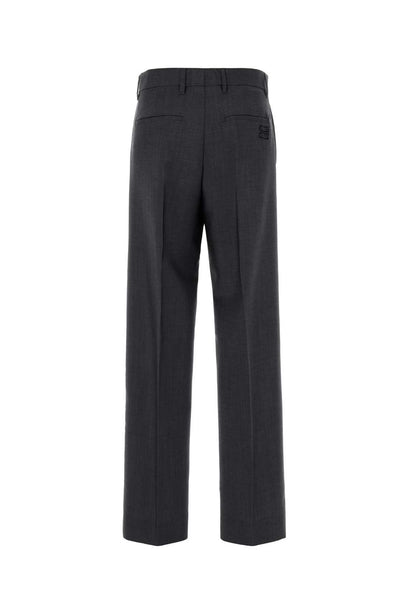 Charcoal Mohair Blend Pant